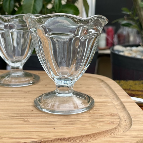 Vintage set of 6 Anchor Hocking Ice Cream Sundae Dishes - Picture 7 of 8